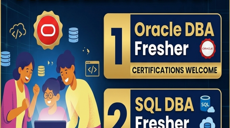 Doyensys Fresher Hiring: Oracle Core DBA & SQL DBA | CS/IT Graduates | Direct HR Apply