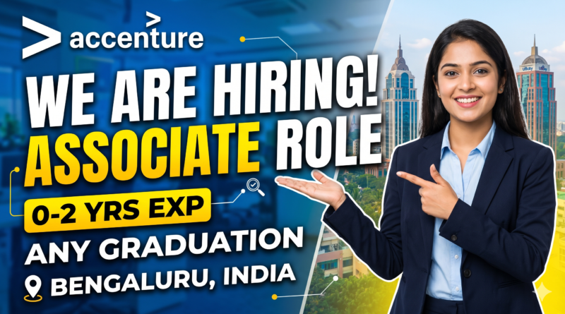 Accenture Mega Hiring: Measurement and Reporting Associate | Freshers & Experienced (0-2 Yrs) | Any Graduate | Bengaluru