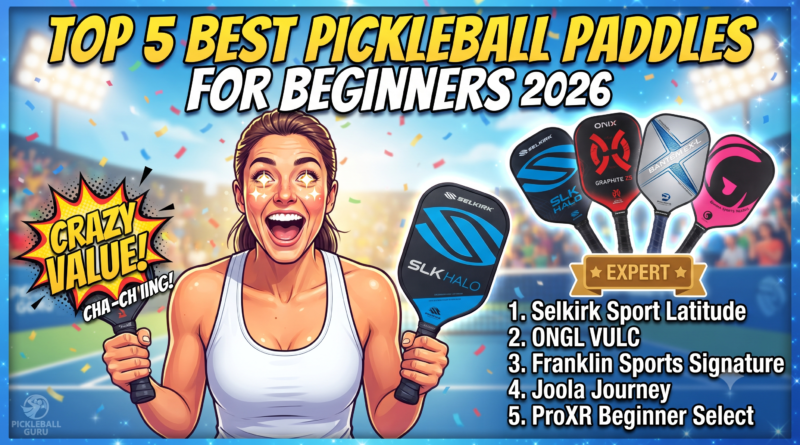Best Pickleball Paddles for Beginners 2026 — Top 5 Picks by an Expert