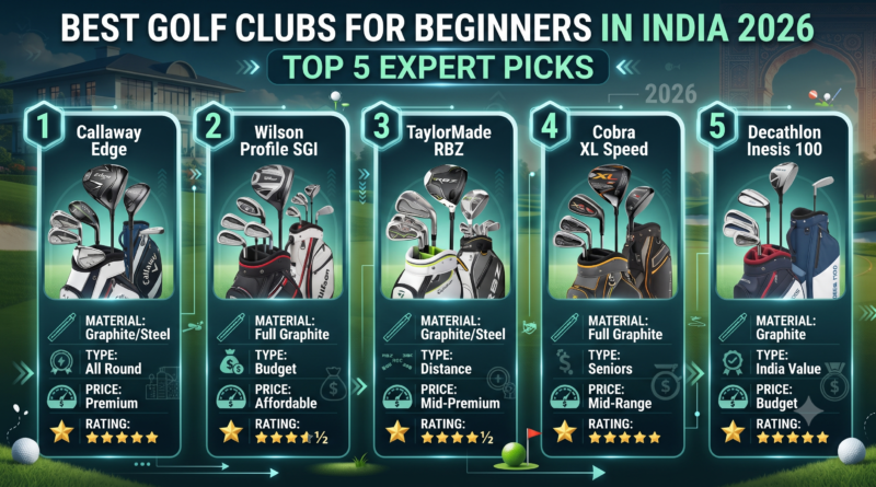 Best Golf Clubs for Beginners in India 2026 — Top 5 Expert Picks