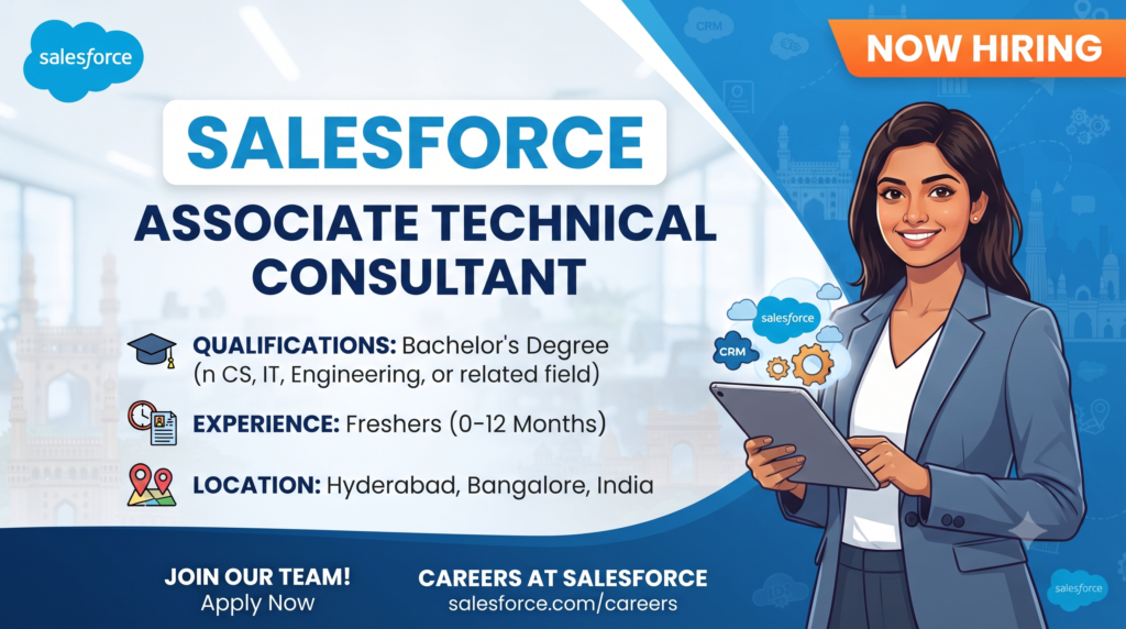 Salesforce Recruitment 2026: Associate Technical Consultant | Hyderabad & Bangalore